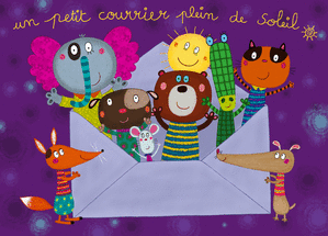 Carte petites attentions Un courrier plein de soleil